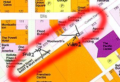 Map of the Market Street Police Riot