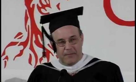 “Inspiring” commencement speech