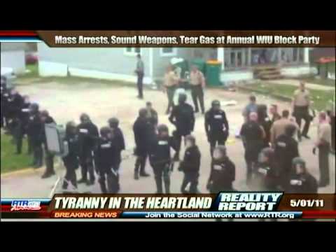 High tech military weapons being used against Americans