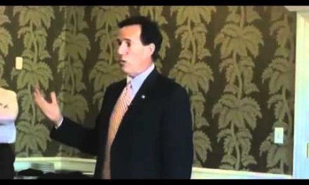 “Santorum says killing Americans good,<br>but killing Iranians is wonderful”