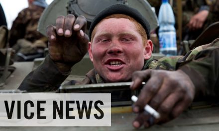 Citizens disarming troops in the Ukraine