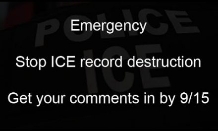 Stop the record destruction at ICE