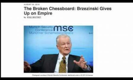 Major warhawk calls for peace and the US news media ignores him