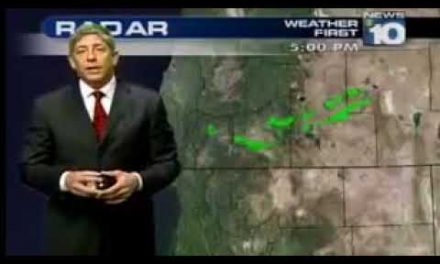 Sometimes the TV weatherman tells the truth…