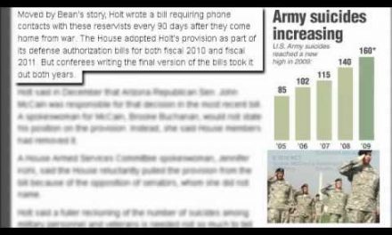 More soldiers lost to suicide than battle