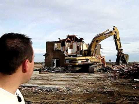 Touring the wreckage