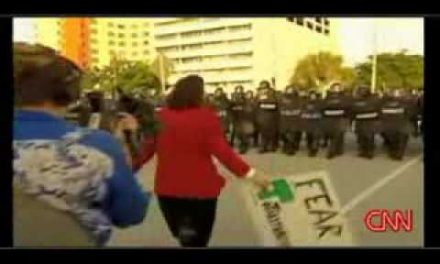 Politically motivated police violence in the US