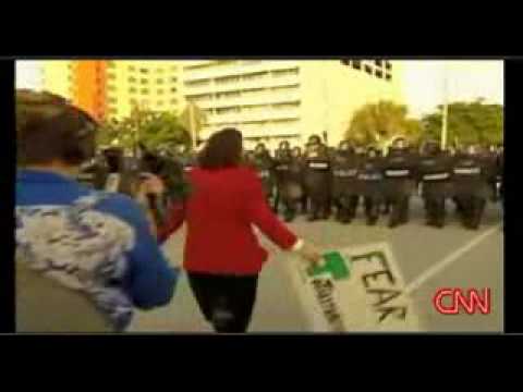 Politically motivated police violence in the US