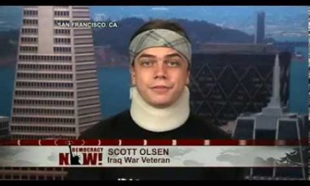 Shot in the head by police, former U.S. Marine will continue to protest