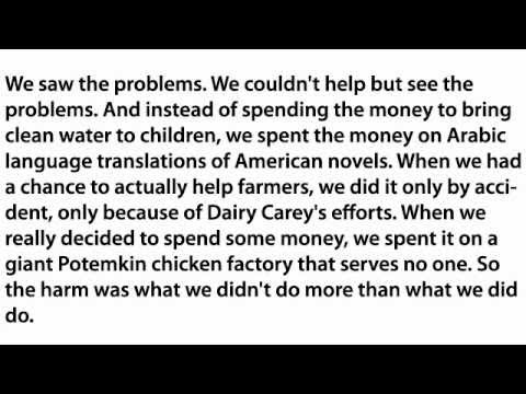 We didn’t do too much harm (in Iraq)