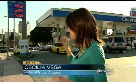 Gas prices rise 10¢ live on air in Los Angeles