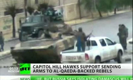 Al-Qaeda and Washington war hawks call for arming Syrian rebels