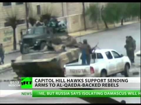 Al-Qaeda and Washington war hawks call for arming Syrian rebels