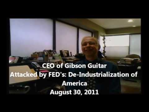 Gibson Guitar Company Attacked by Feds