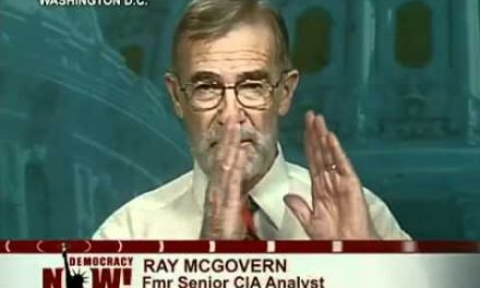 Former CIA analyst beaten up in public meeting presided over<br>by Secretary of State Hilary Clinton