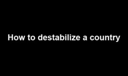 How to destabilize a country