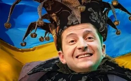 This is the Ukraine’s “leader” in the middle of the war