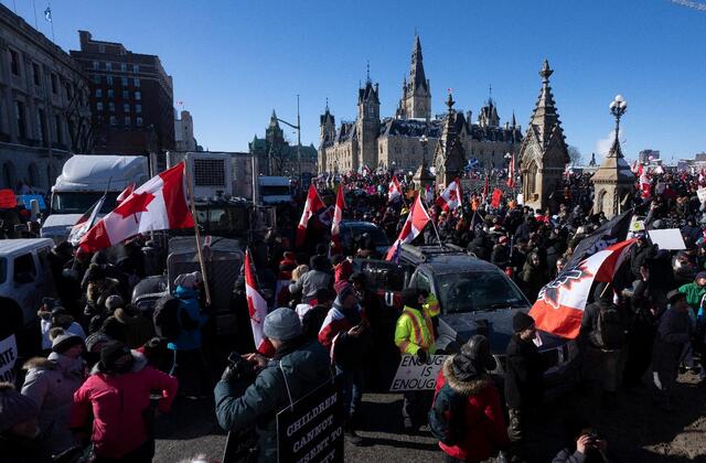 What the Canadian demonstrations looked like