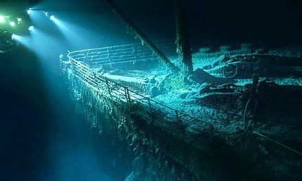 The sinking of the Titanic