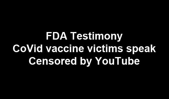CoVid vaccine victims speak