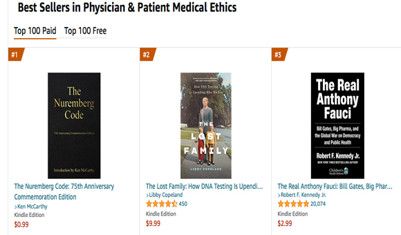 #1 on Amazon in the Physician Ethics category