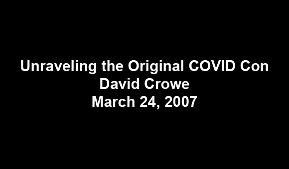 Unraveling the ORIGINAL Original COVID Con