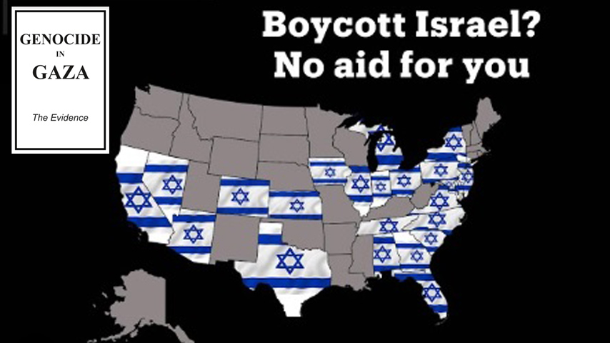 When it comes to Israel, boycotting is banned